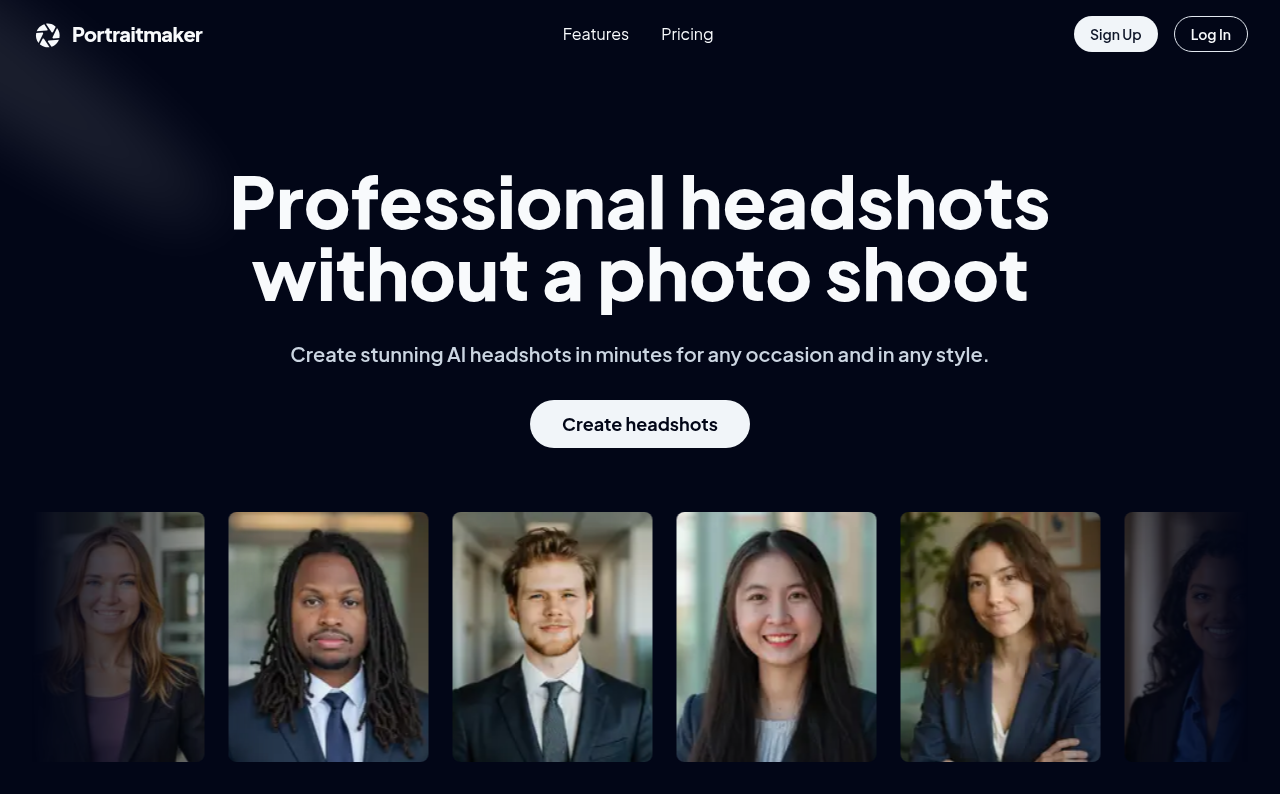 AI Headshot Generator | Create Professional Portraits Instantly