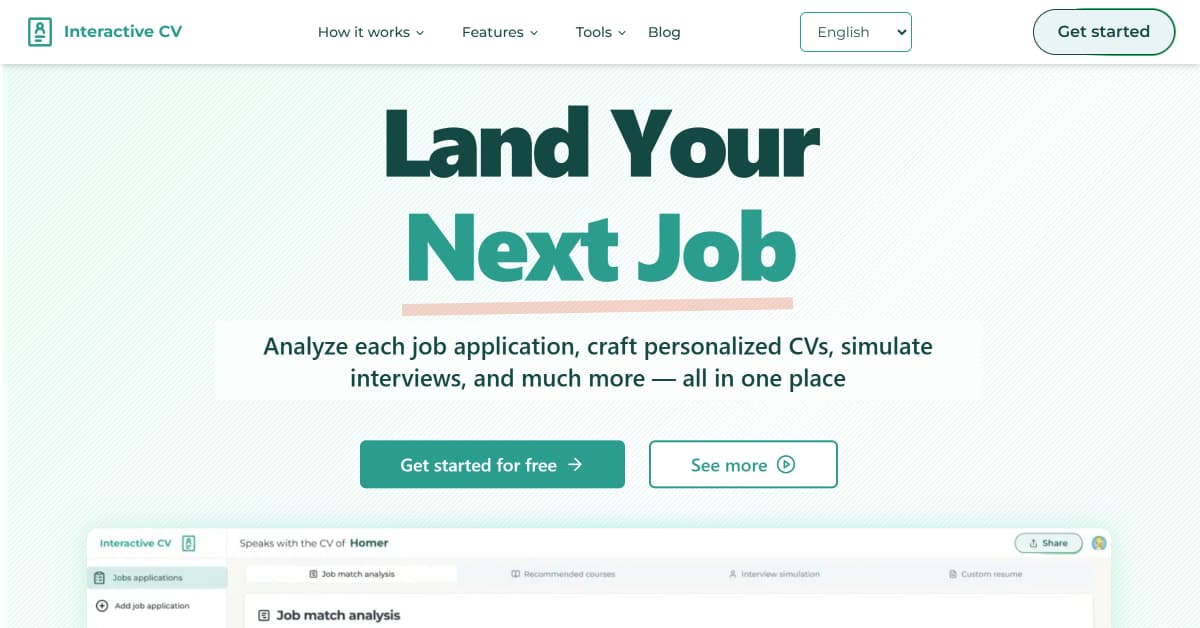 AI-Powered Job Search Assistant | Interactive CV