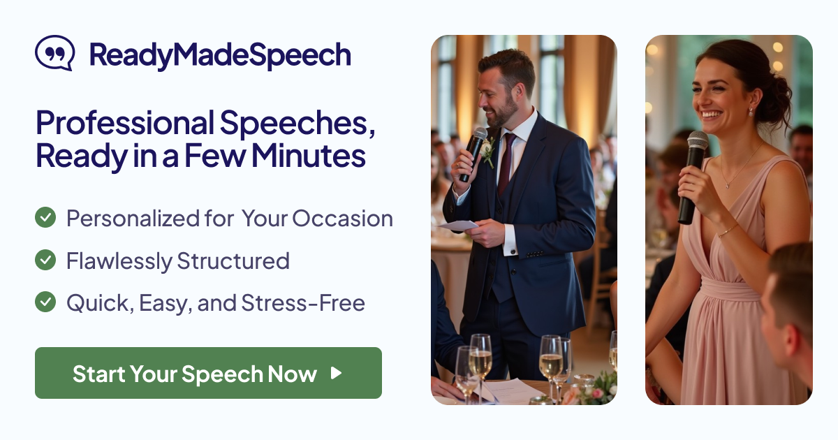 AI Speech Generator for Every Occasion - ReadyMadeSpeech