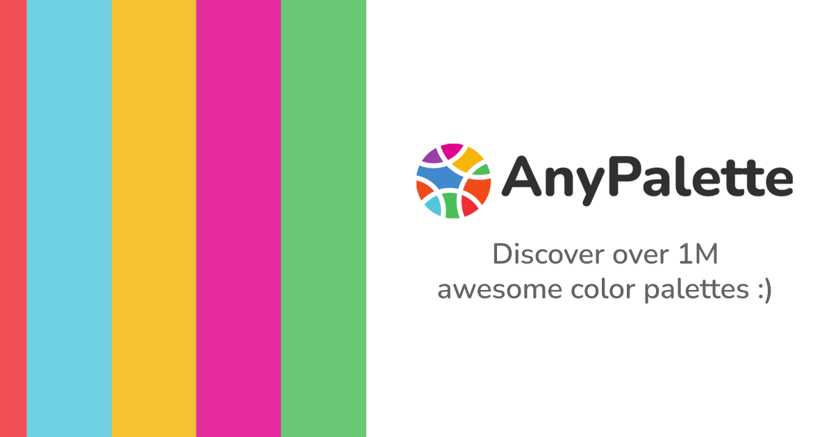 AnyPalette - Create and Discover Beautiful Color Palettes