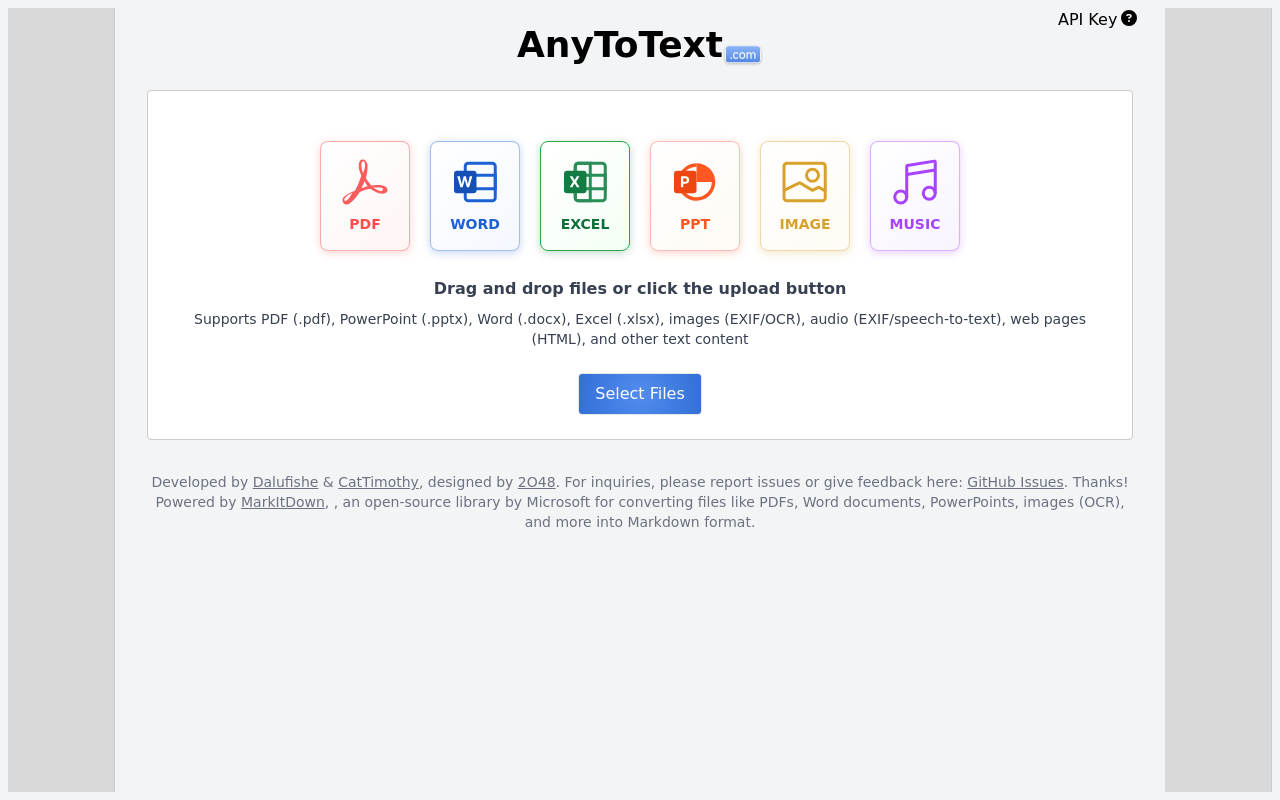 AnyToText - File to Text Conversion Online