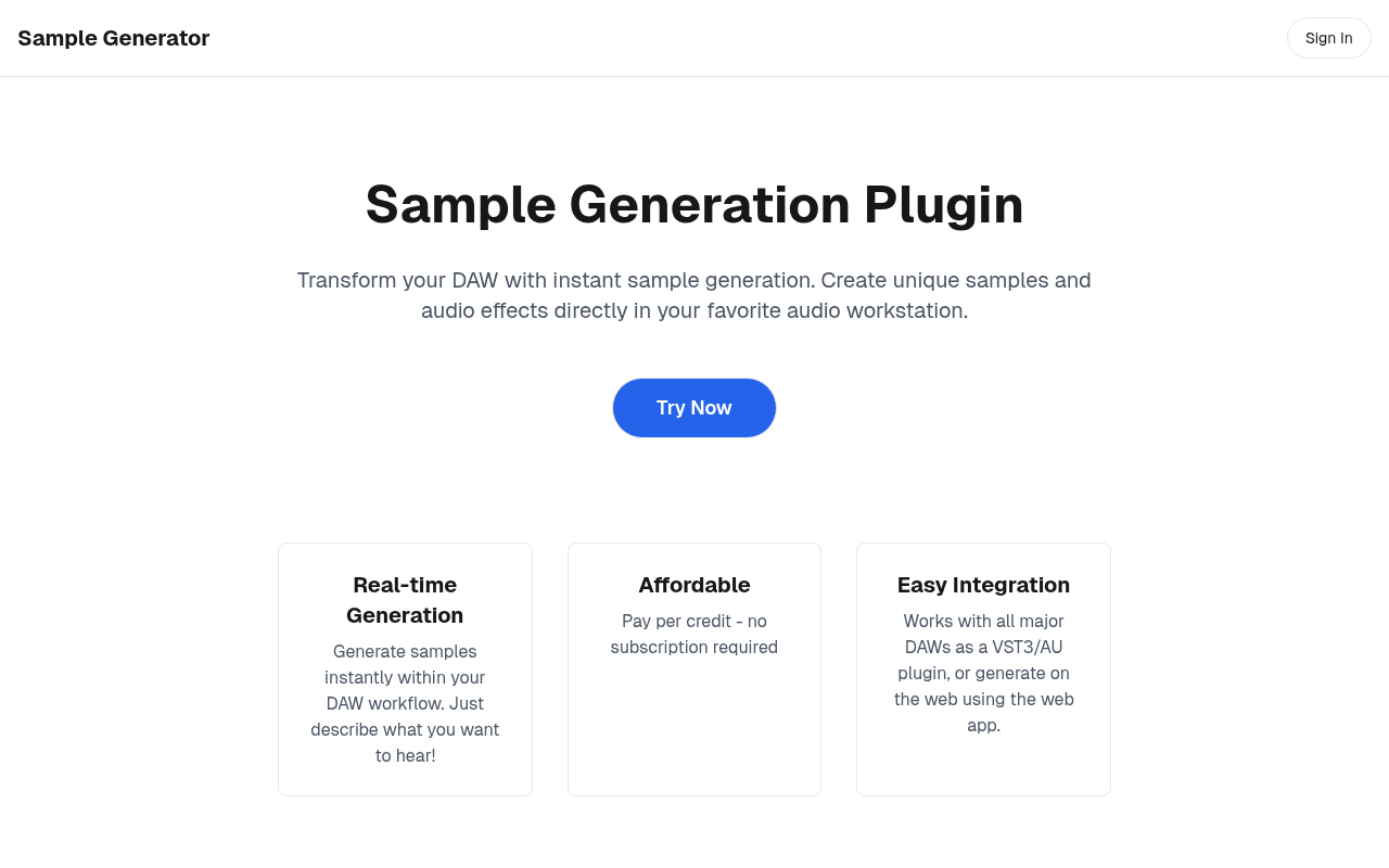 AudioGen - AI Audio Generation