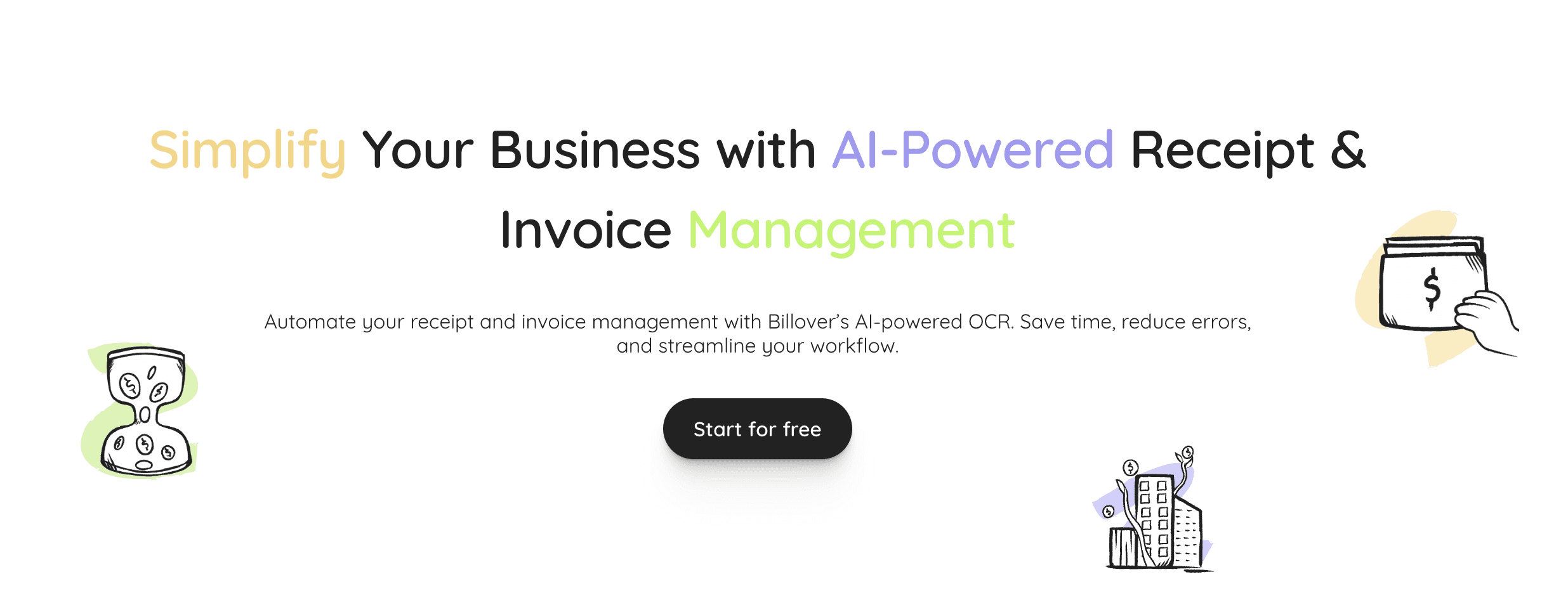 Billover | Automate Invoices, Receipts & Document Management