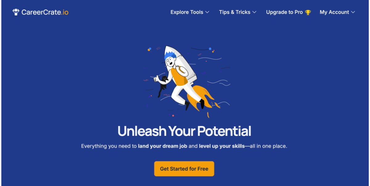 CareerCrate.io | Free Resume and Cover Letter Generators  Pro Tools for $9Month