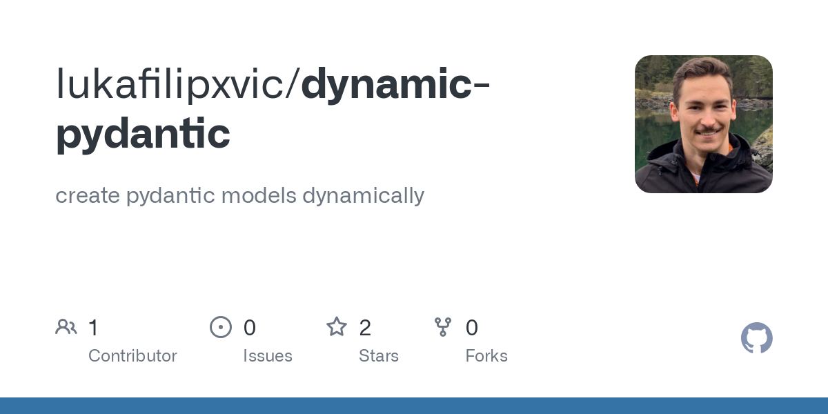 Dynamic Pydantic