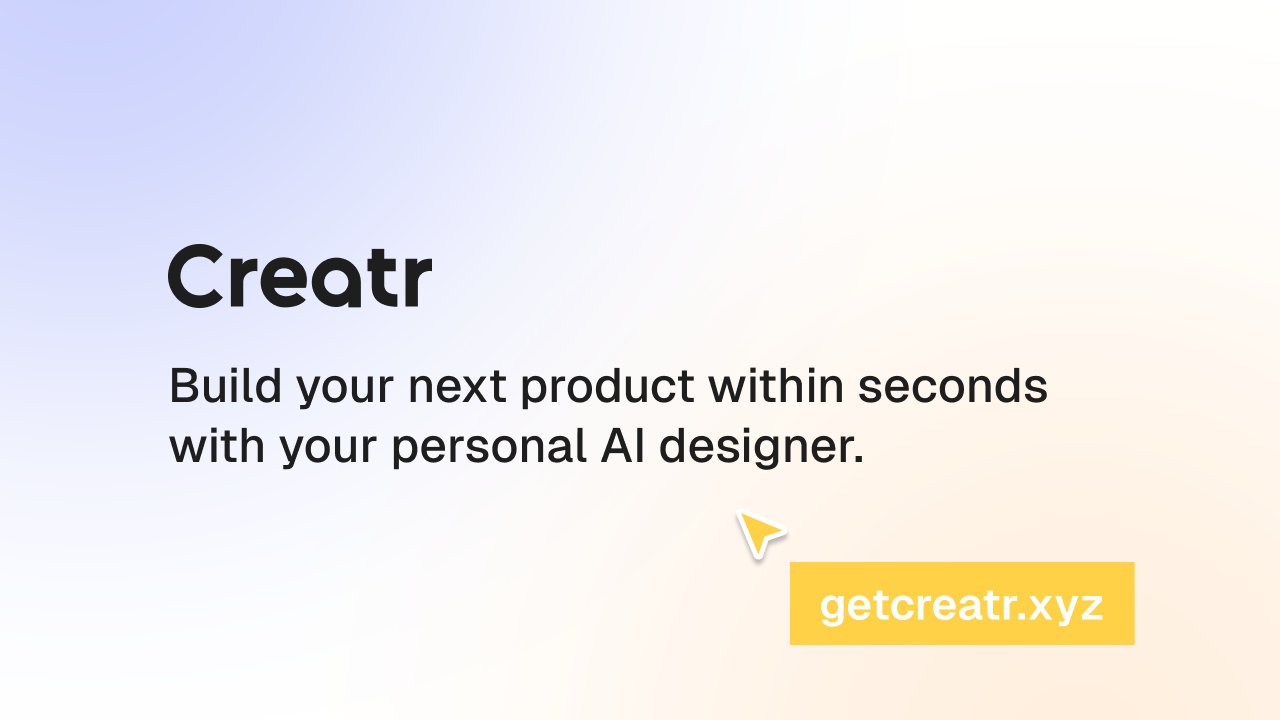 Creatr - AI-Powered Design Assistant