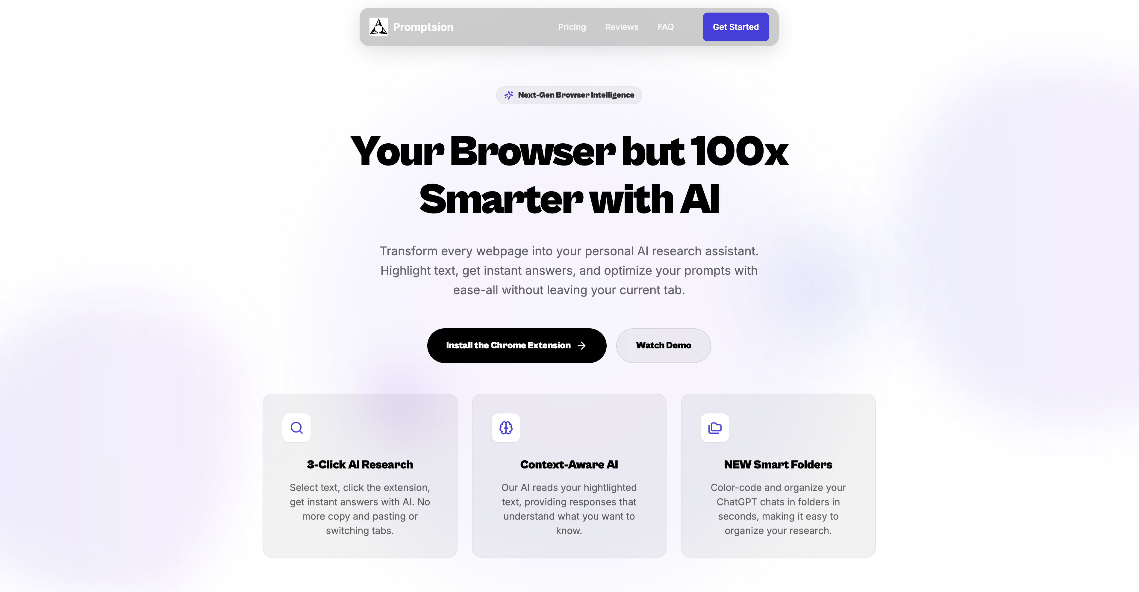 Discover Promptsion | AI Search Assistant for Chrome