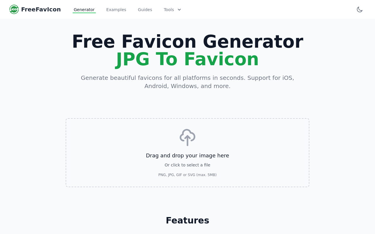 Favicon Generator - Create Beautiful Favicons