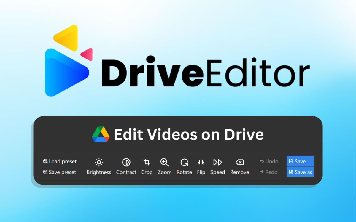 Google Drive Video Editor