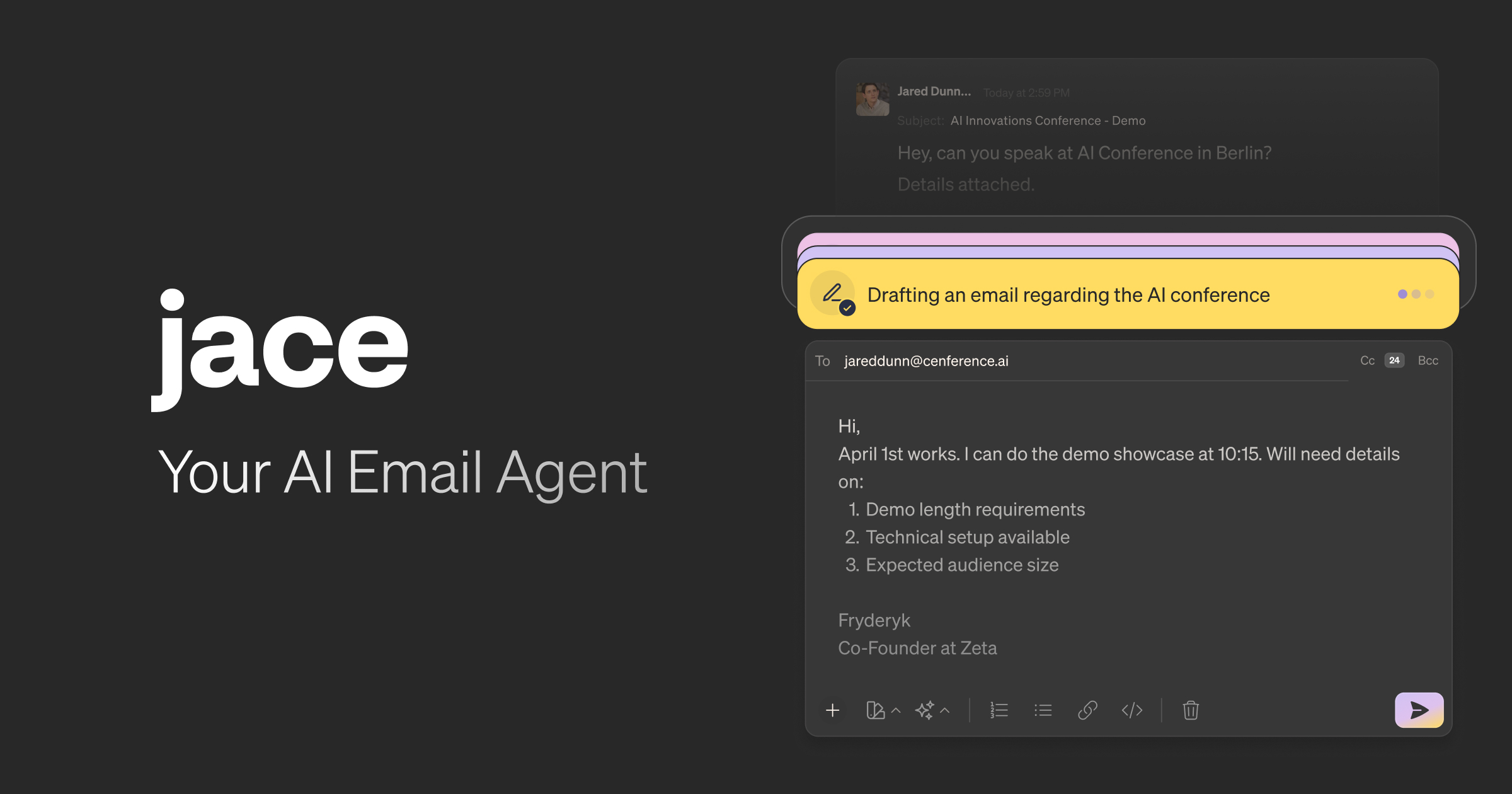 Jace AI | Email Assistant That Understands Your Voice