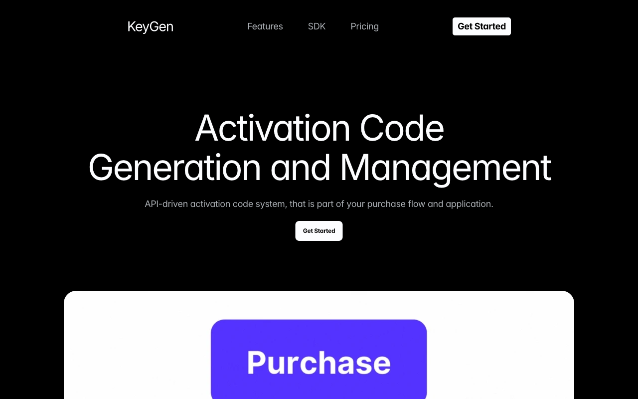 KeyGen Activation Code Management - API Integration Made Easy