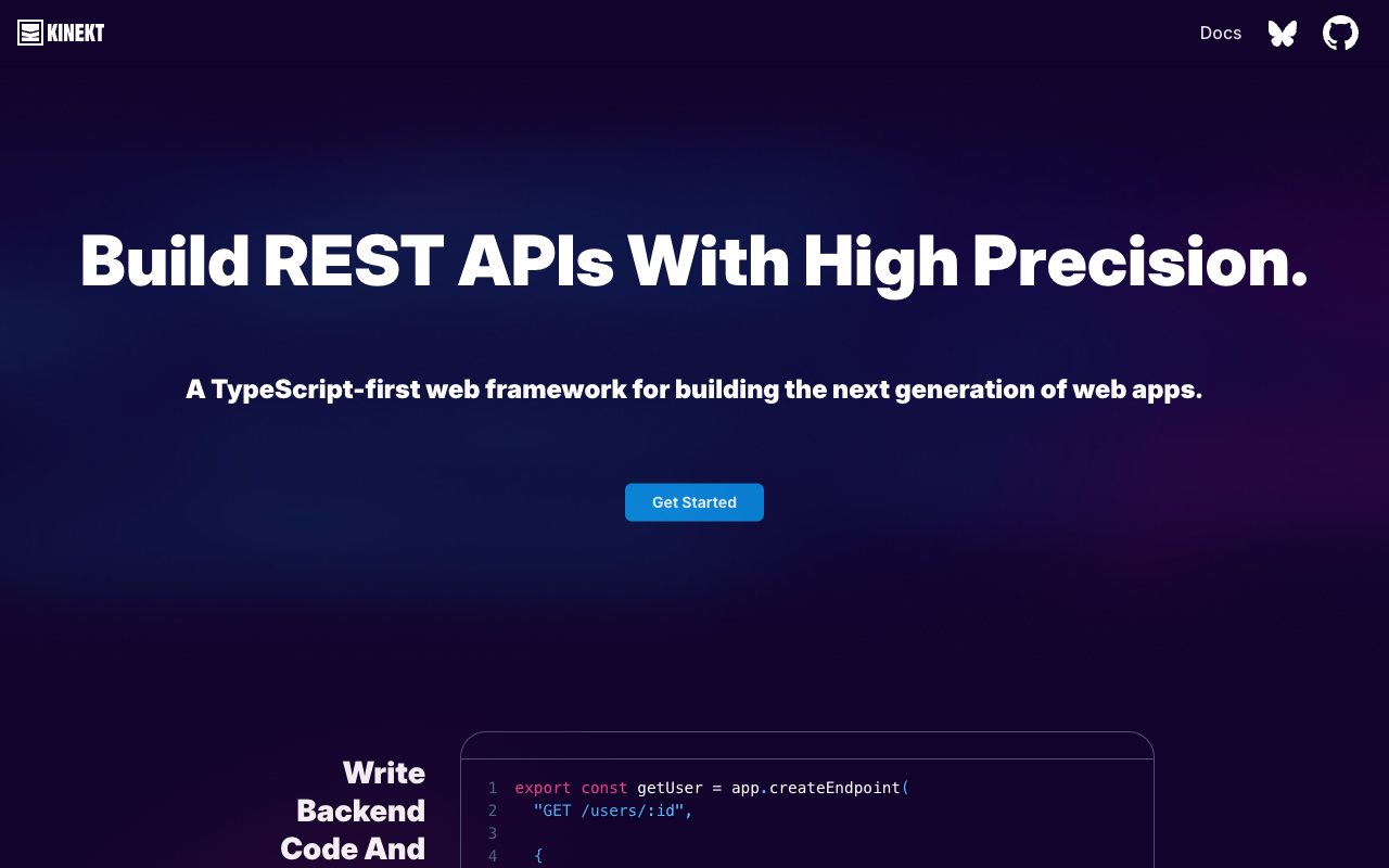 Kinekt - Build REST APIs With High Precision