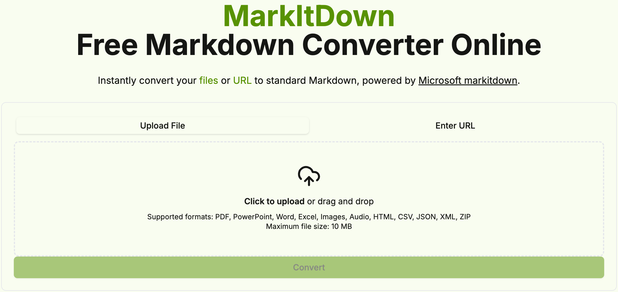 MarkItDown