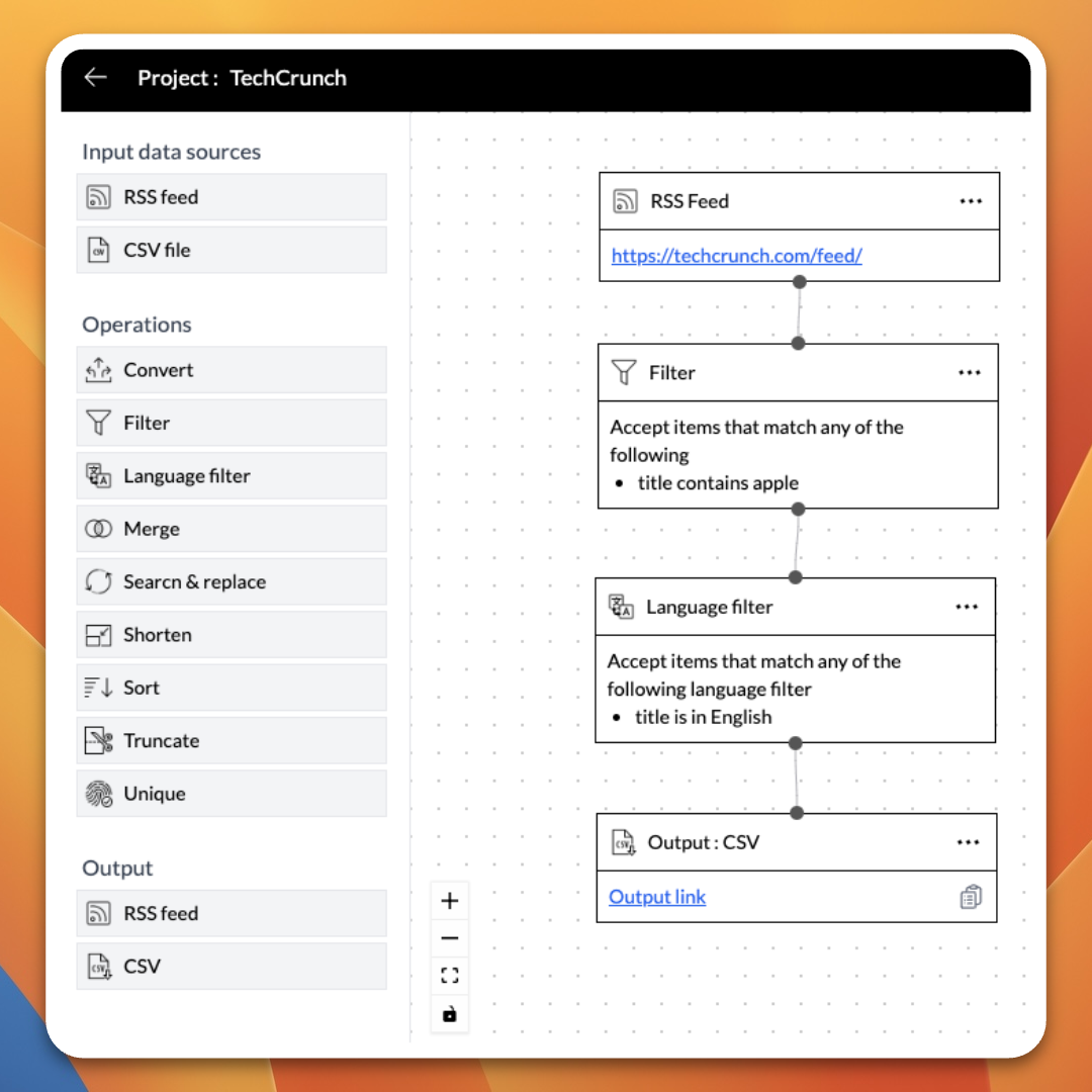 Mashups.io - Mix and Filter Data Feeds