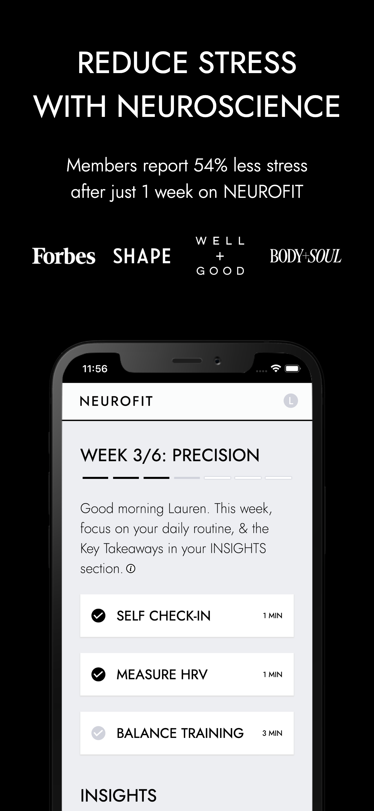 NEUROFIT  Nervous System Reset App