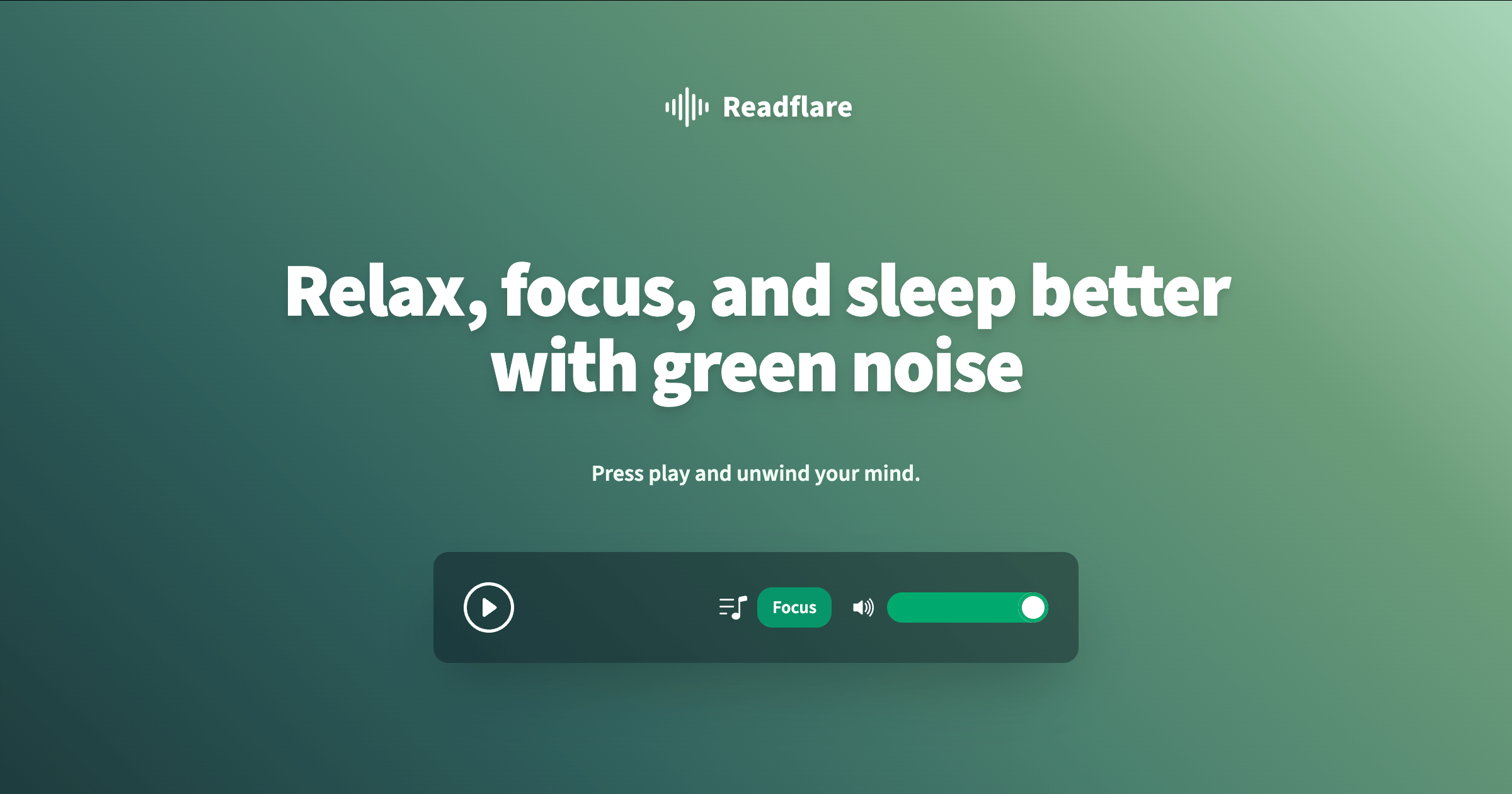 Noisygreen - Relax, Focus, and Sleep Better with Green Noise