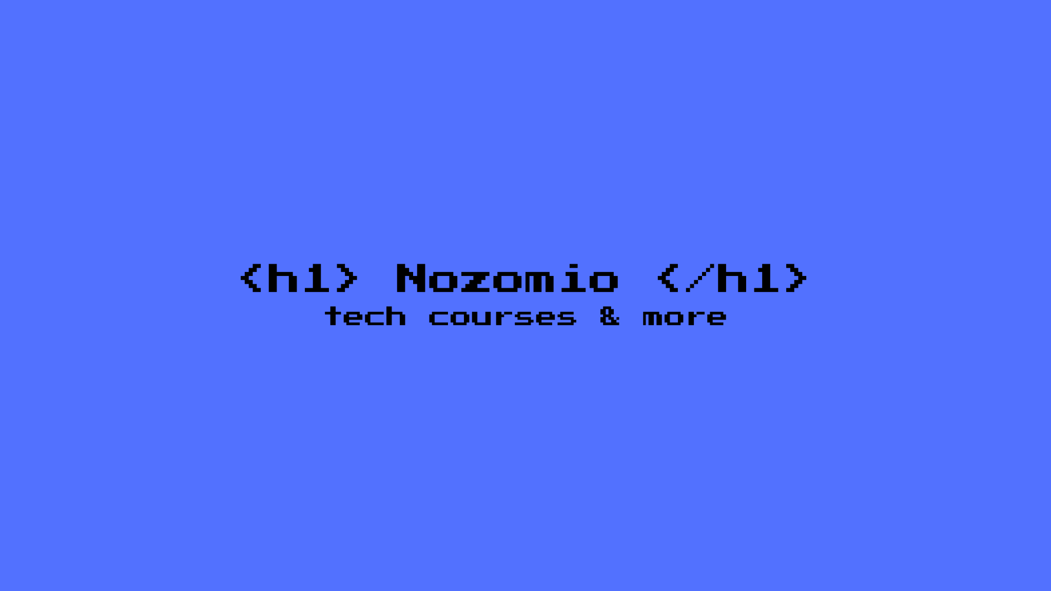 Nozomio | AI Lab & Tech Courses