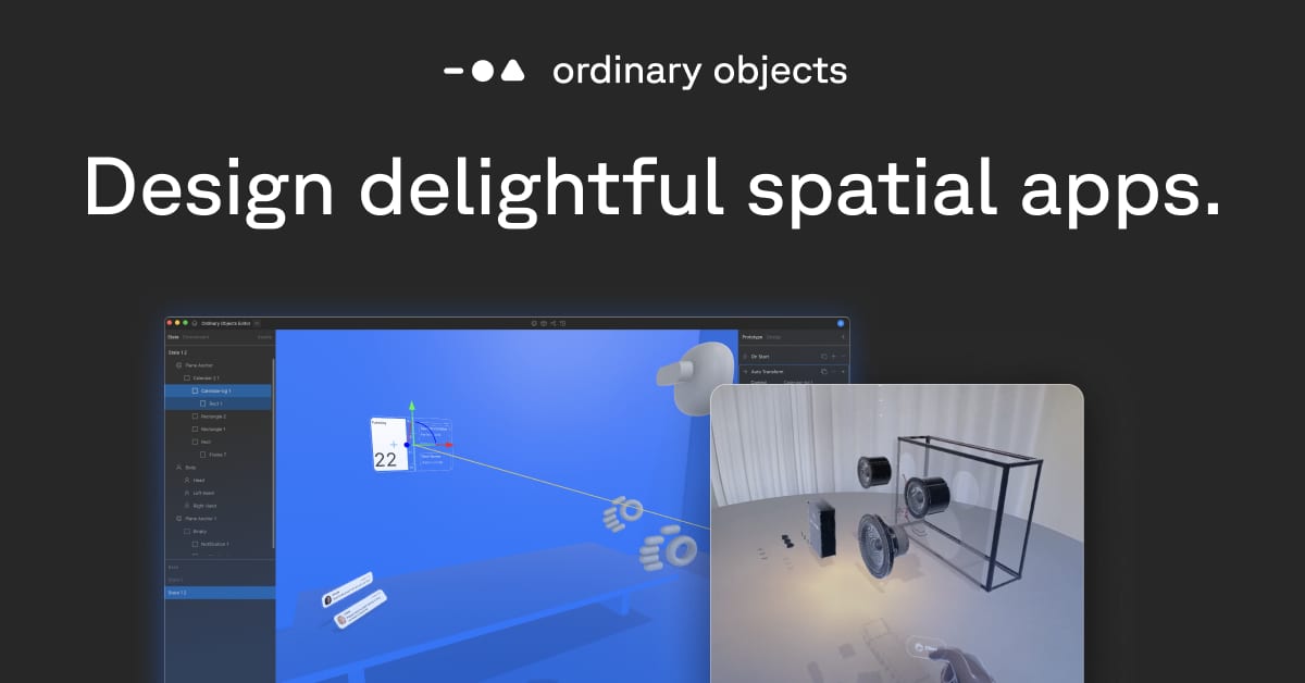 Ordinary Objects | Prototype high fidelity augmented reality