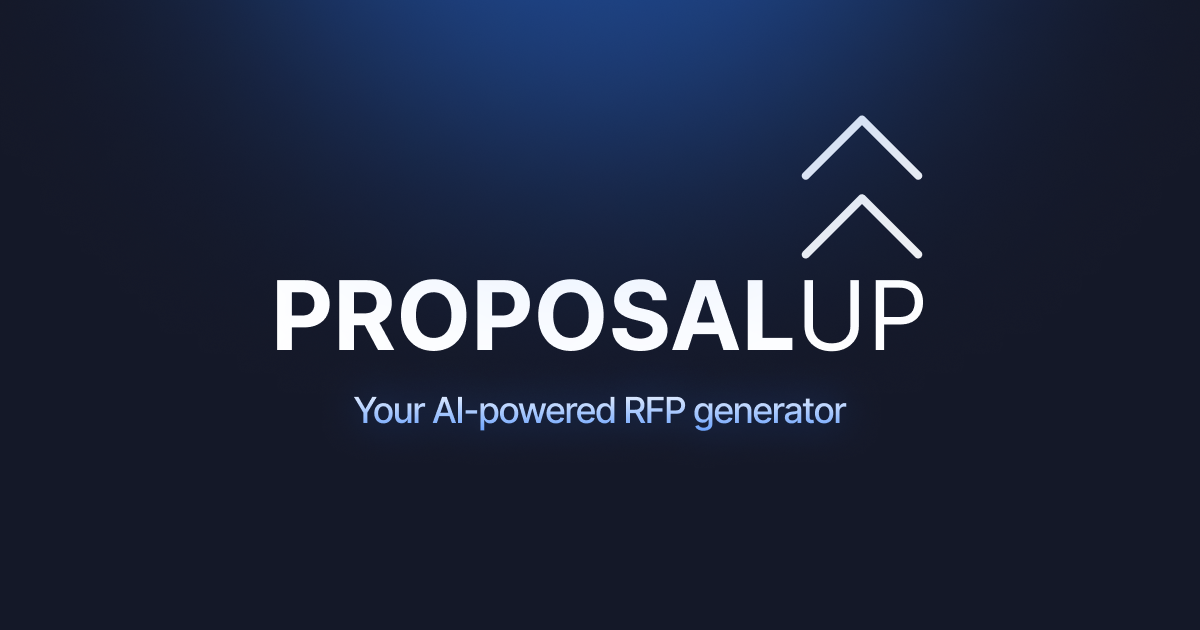 Proposal Up | RFP Generator