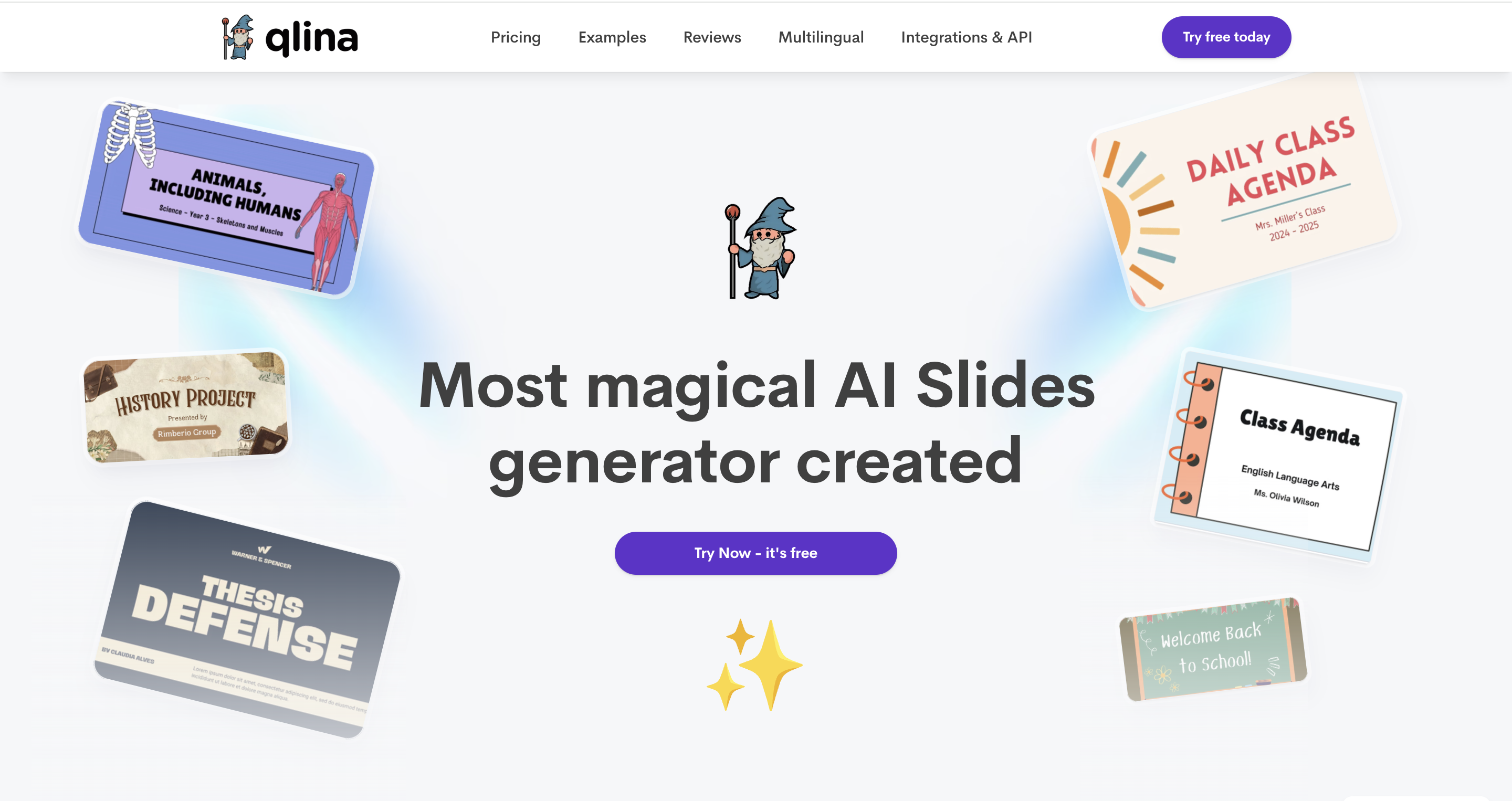  QLINA - Magical AI Slides Generator