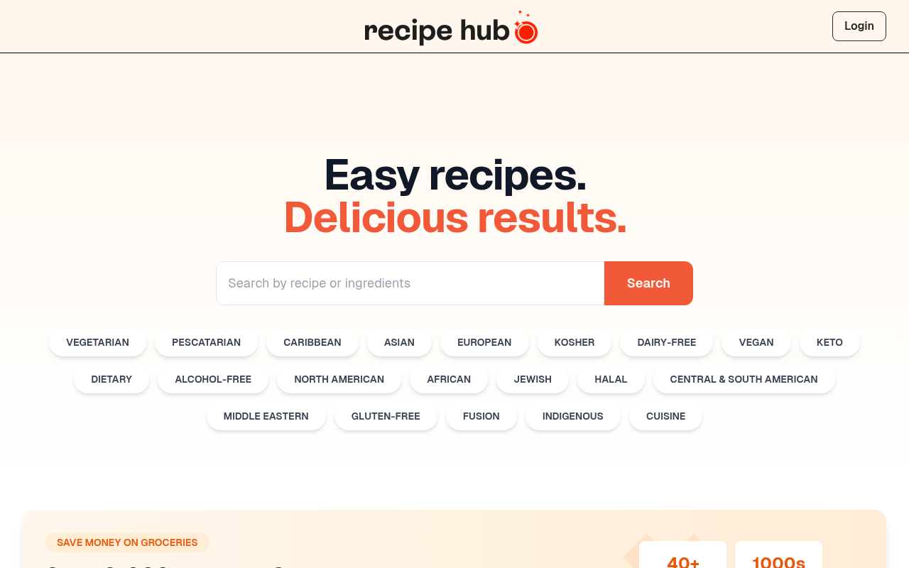 Recipe Hub