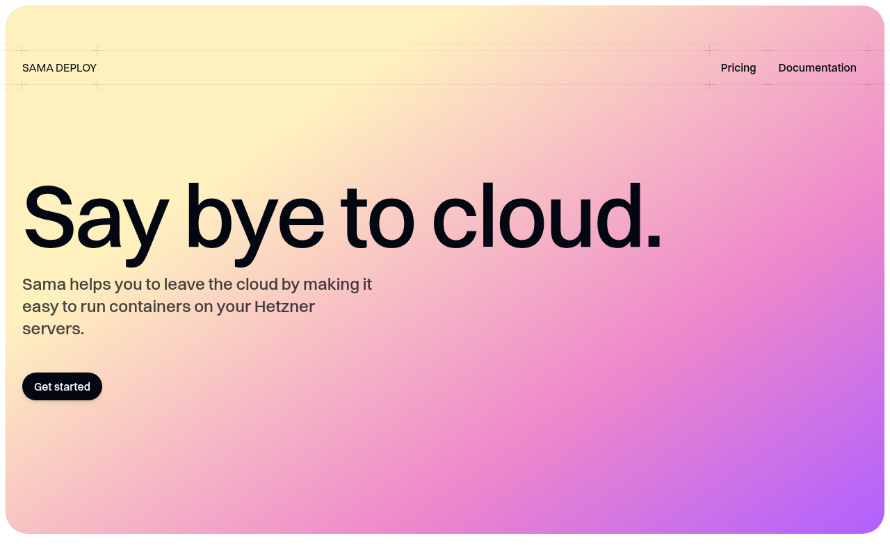 Sama - Say bye to cloud