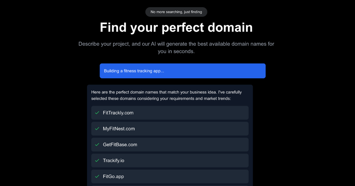 SeekMyDomain - Find the Perfect Domain for your Business in Seconds