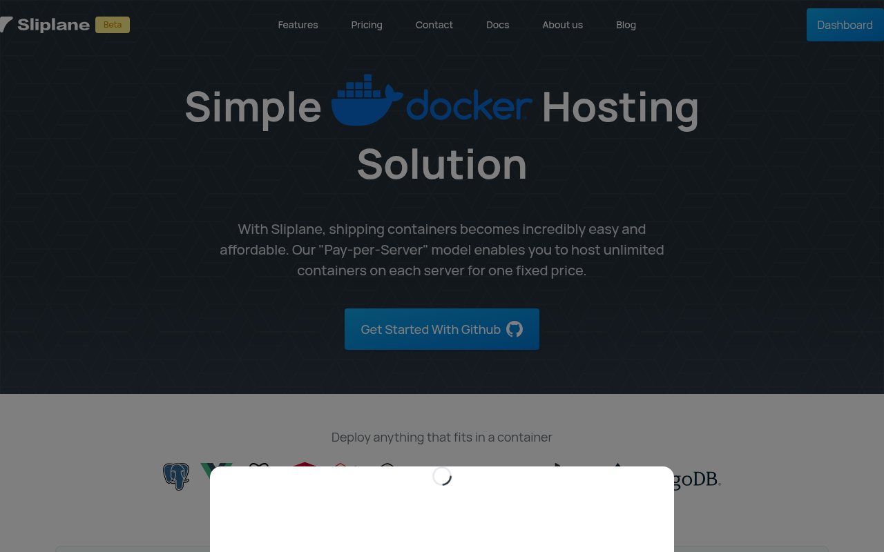 Sliplane - Simple Docker Hosting Solution