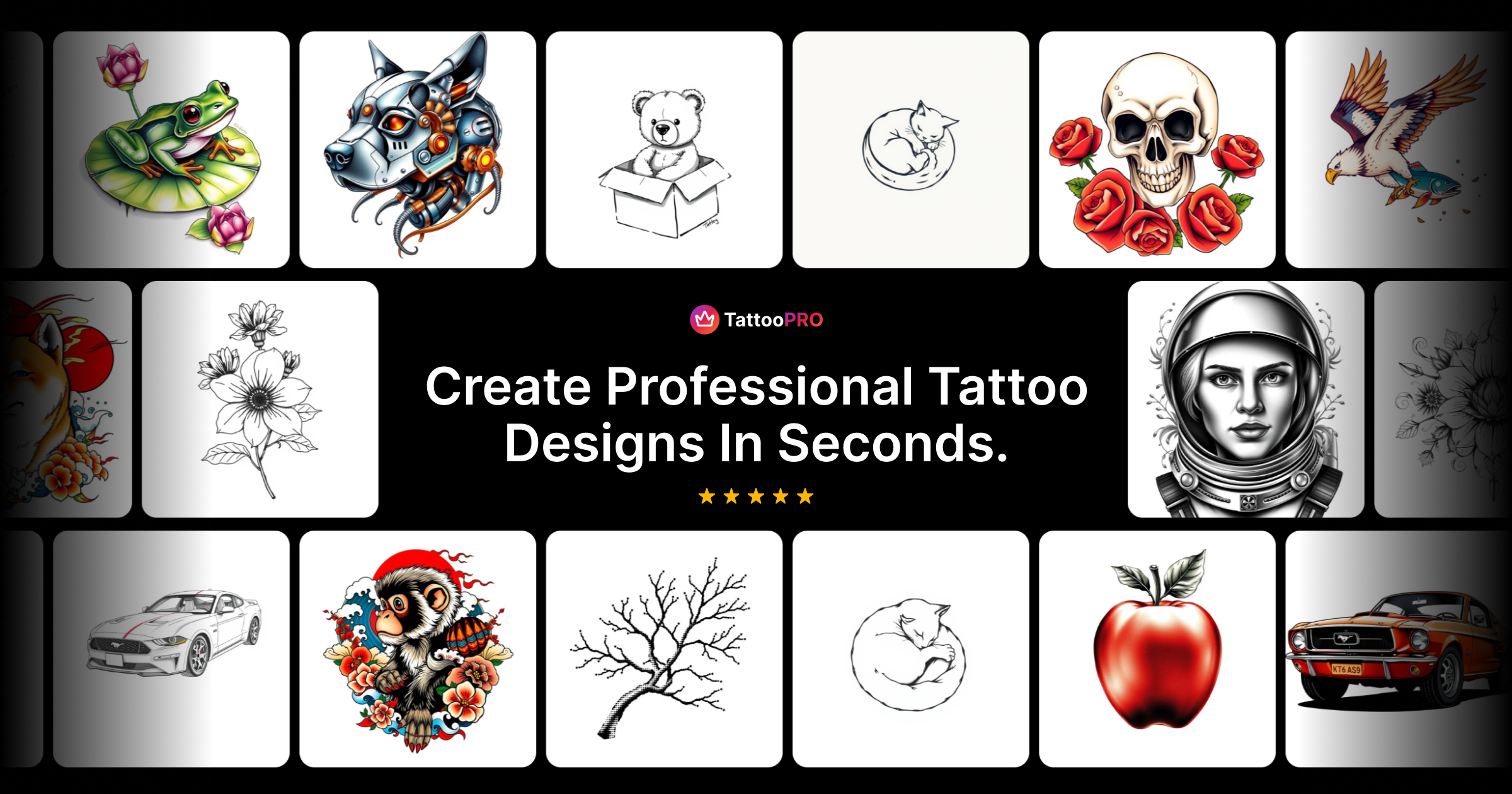 The #1 AI Tattoo Generator for creating professional tattoo designs