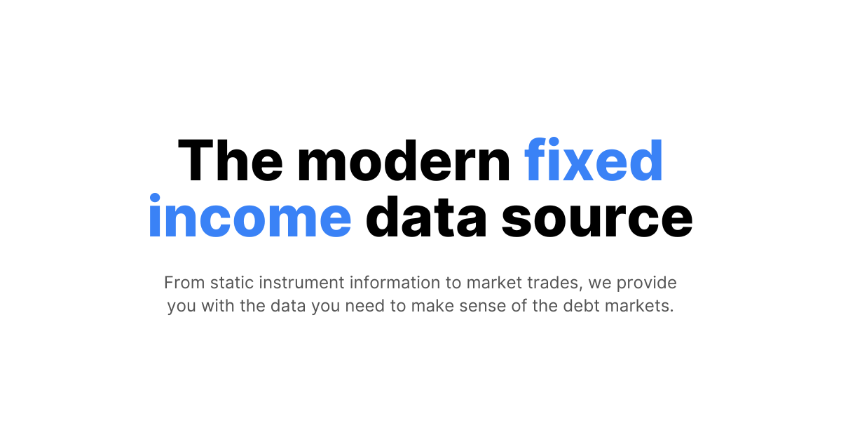 The Modern Fixed Income Data Source | Terrapin