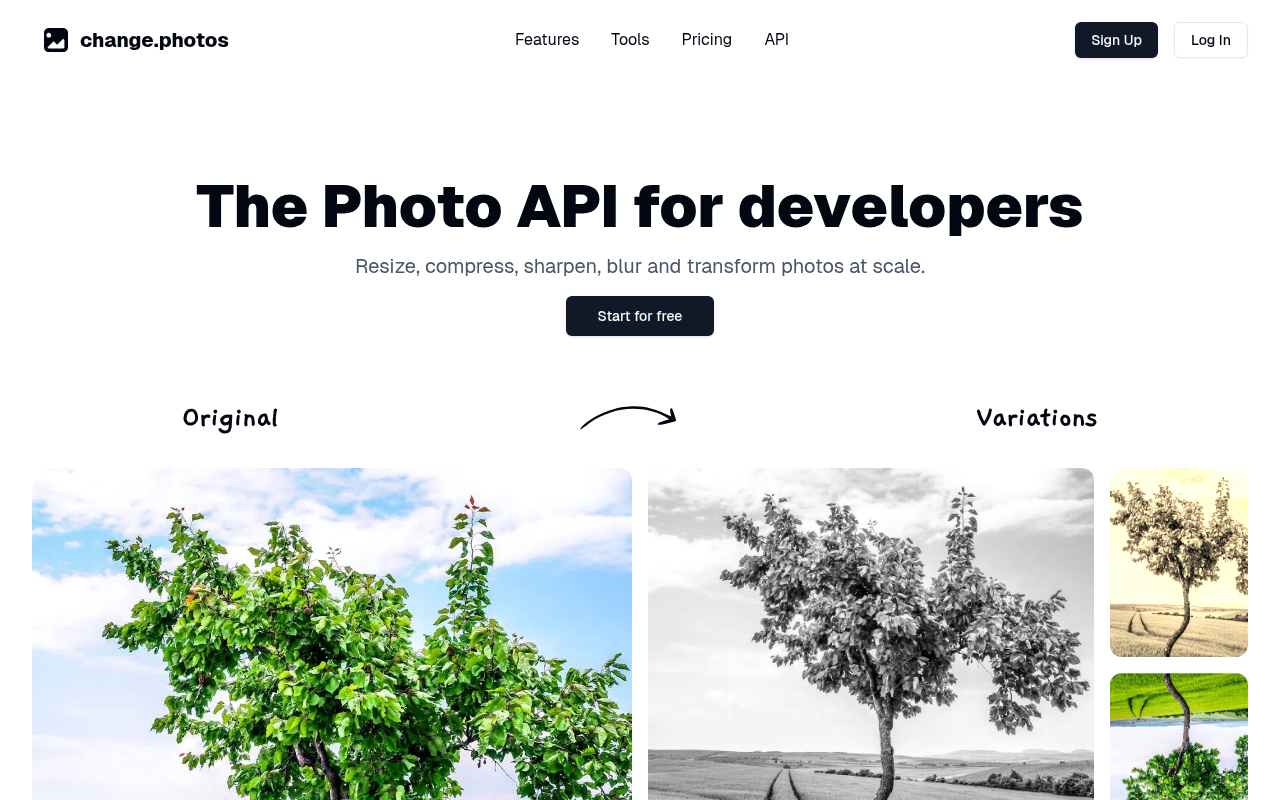 The Photo API For Developers