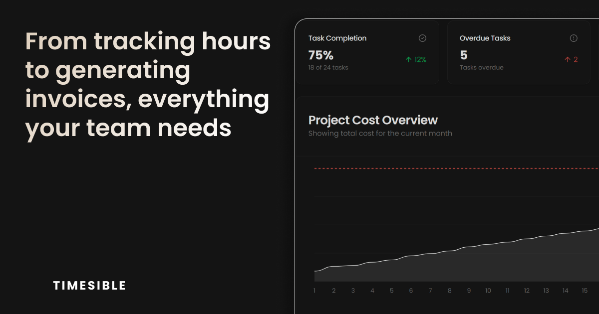 Timesible  Streamline Your Projects, Never Miss a Deadline