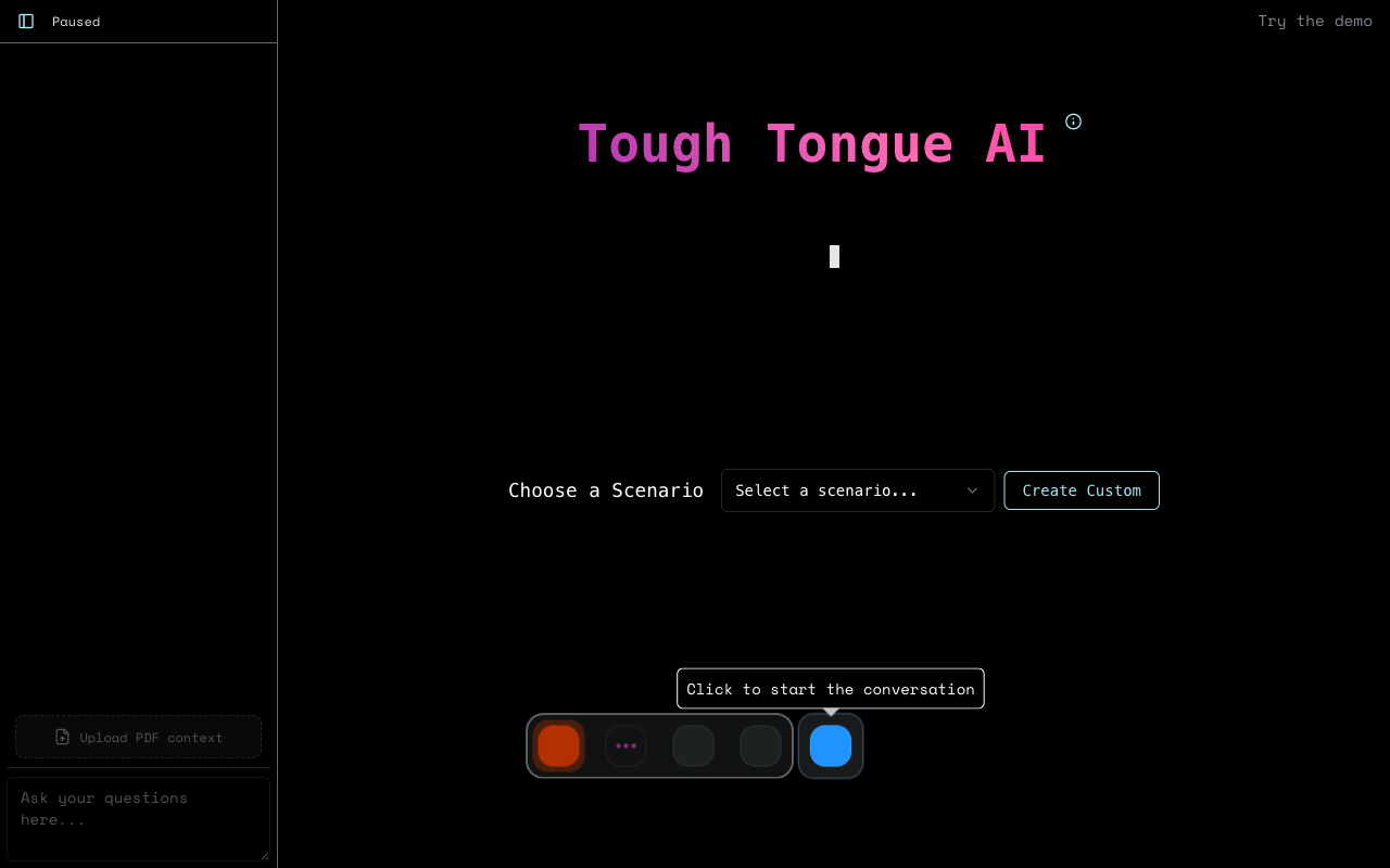 Tough Tongue AI - Practice Your Tough Conversations