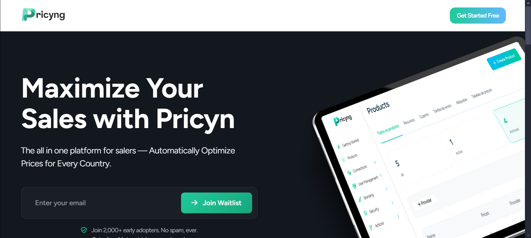 Transform Your Pricing Strategy with AI-Powered Solutions | Pricyn