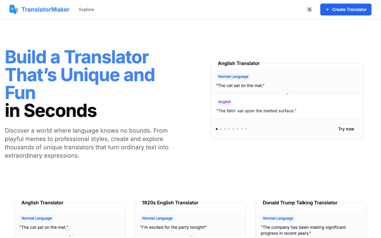 Translator Maker - The Ultimate Space for Creative and Fun-loving Translators