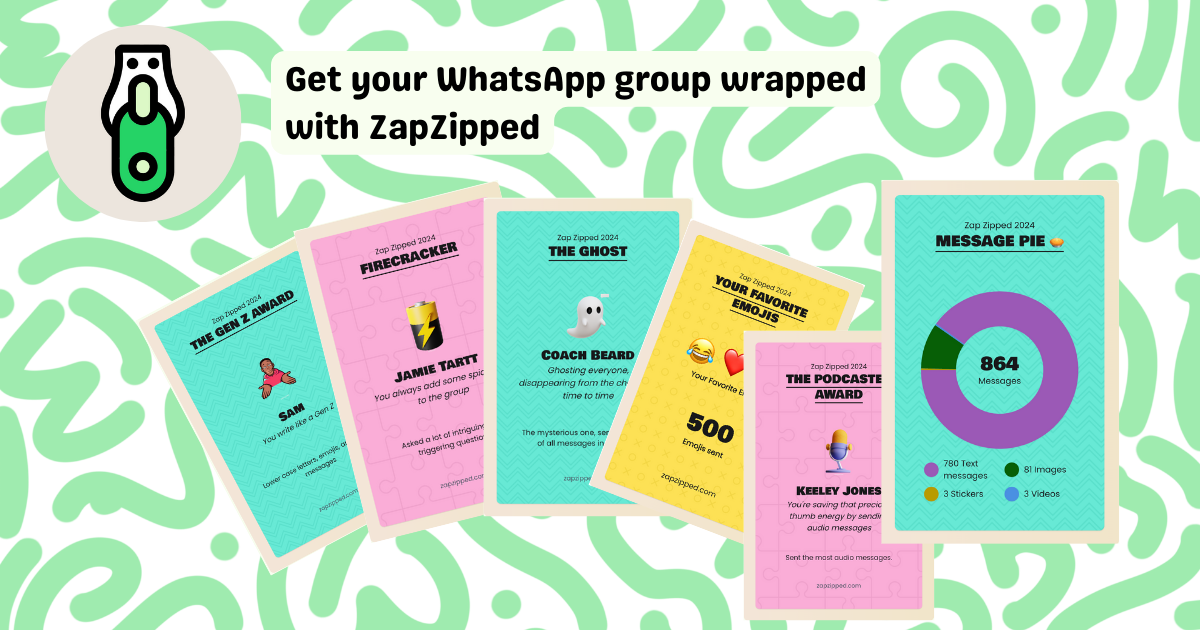 ZapZipped: WhatsApp Group Year in Review